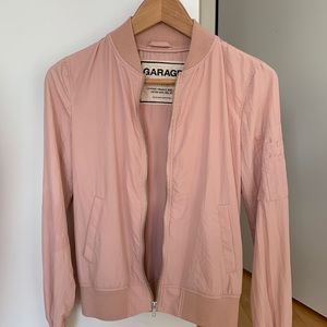 Garage pink bomber jacket